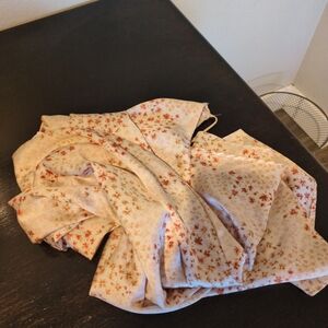 Light Peach Floral Slip Dress